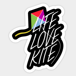 Life love kite Sticker